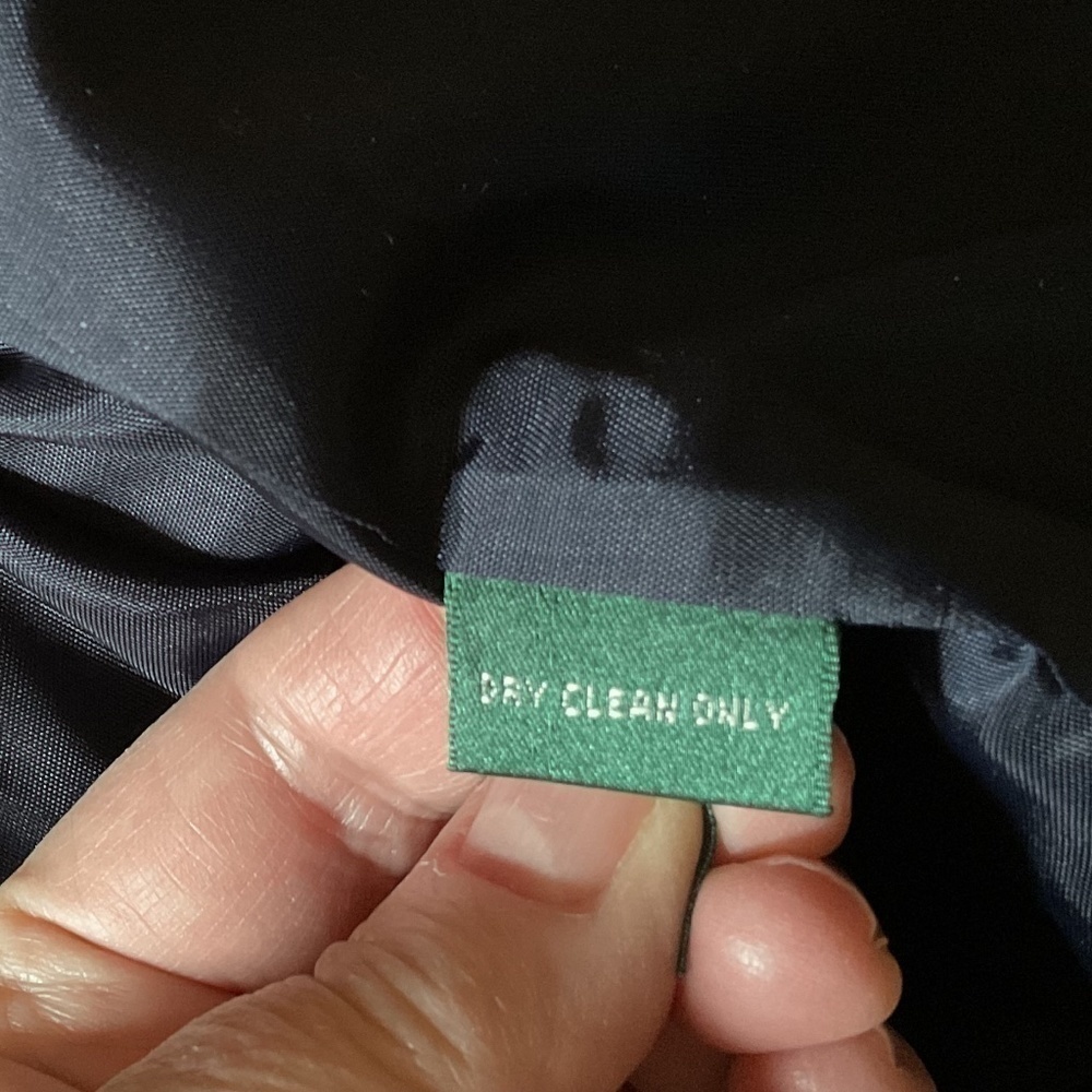 NWOT POLO RALPH LAUREN 100% WOOL DARK Blue CREST WOMAN BLAZER NEW SIZE US 16 - Picture 12 of 13